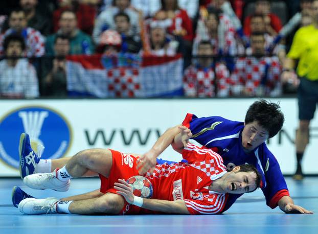 Split: SP 2009, skupina B, Hrvatska - Južna Koreja, pobjeda 27-26