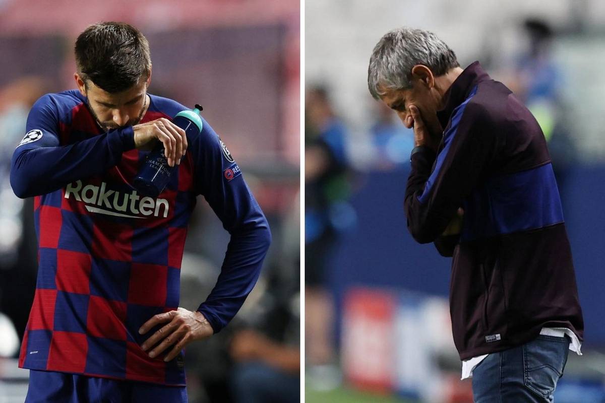 Setien dobio otkaz! Pique kaže: 'Sramota, dotaknuli smo dno'