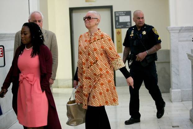 Camille Cosby arrives at the Montgomery County Courthouse in Norristown