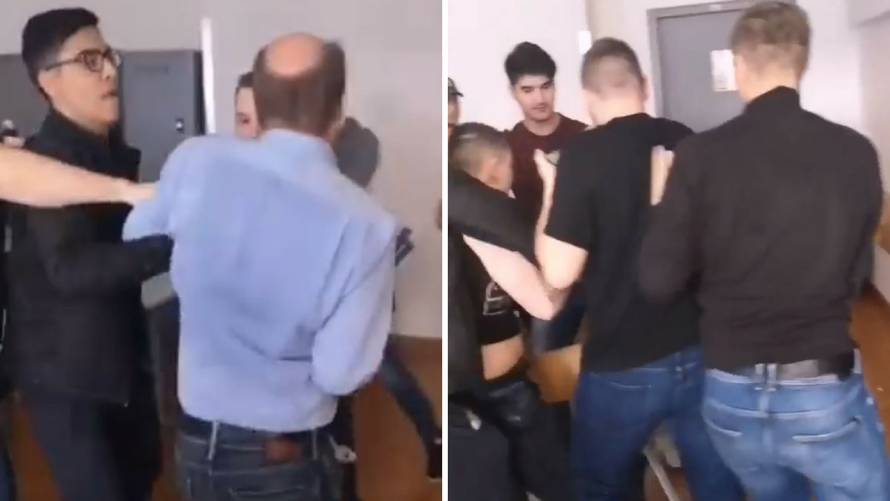 Profesor pljunuo učenika nakon što je ovaj pustio 'srpsko kolo'