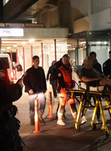 Po&zcaron;ar u splitskom zatvoru, zatvorenici dolaze na hitni prijem u Firule