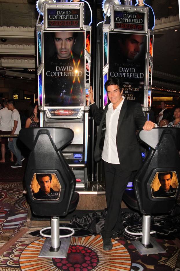 David Copperfield Photocall - Las Vegas