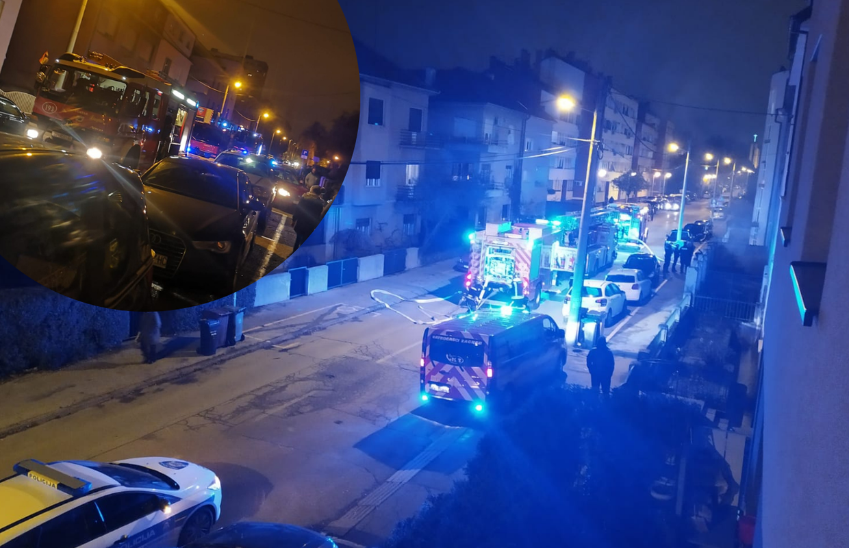 Požar u stanu kod Maksimira: 'Čula se jaka eksplozija, odmah sam istrčao van u panici'