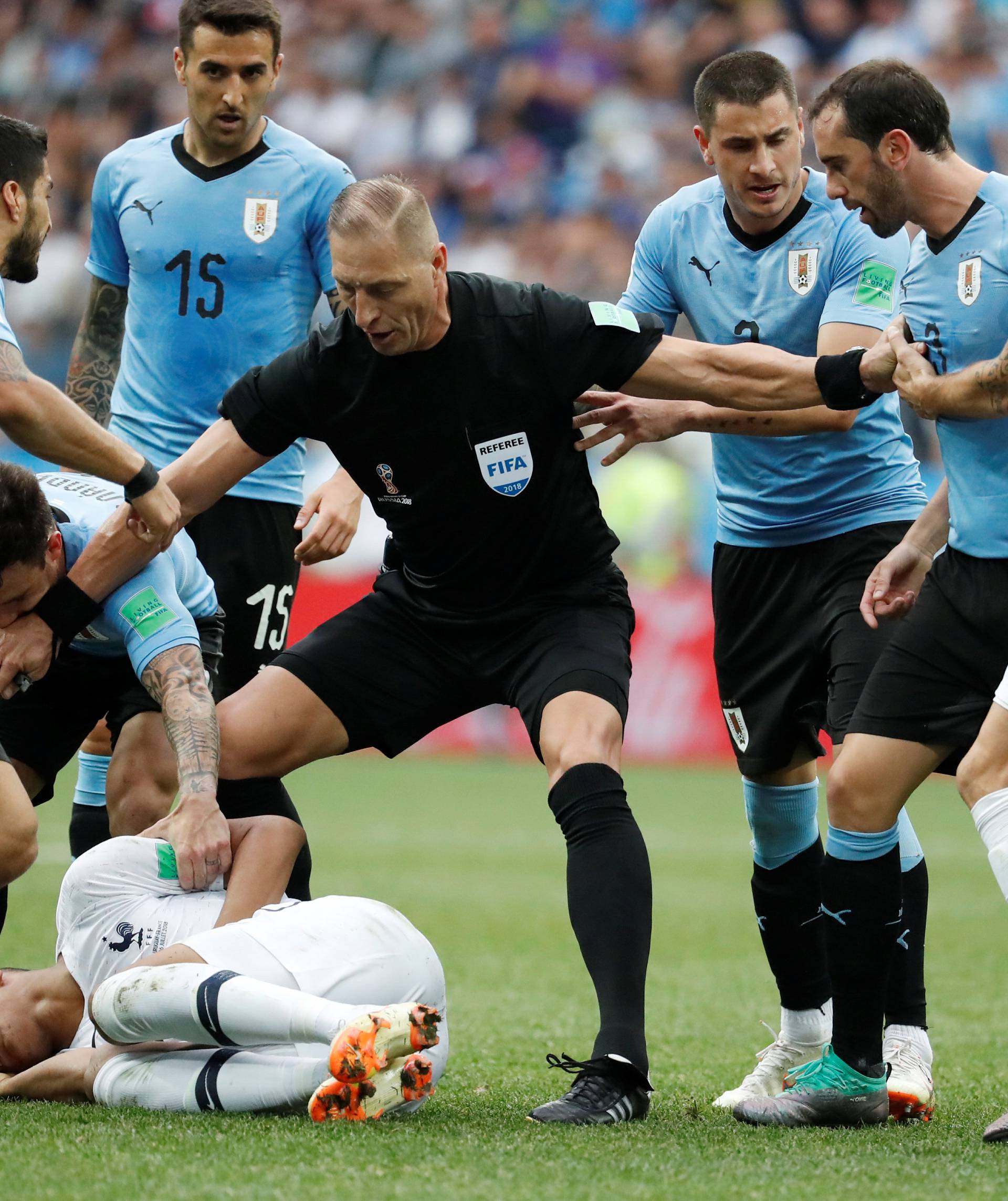 World Cup - Quarter Final - Uruguay vs France
