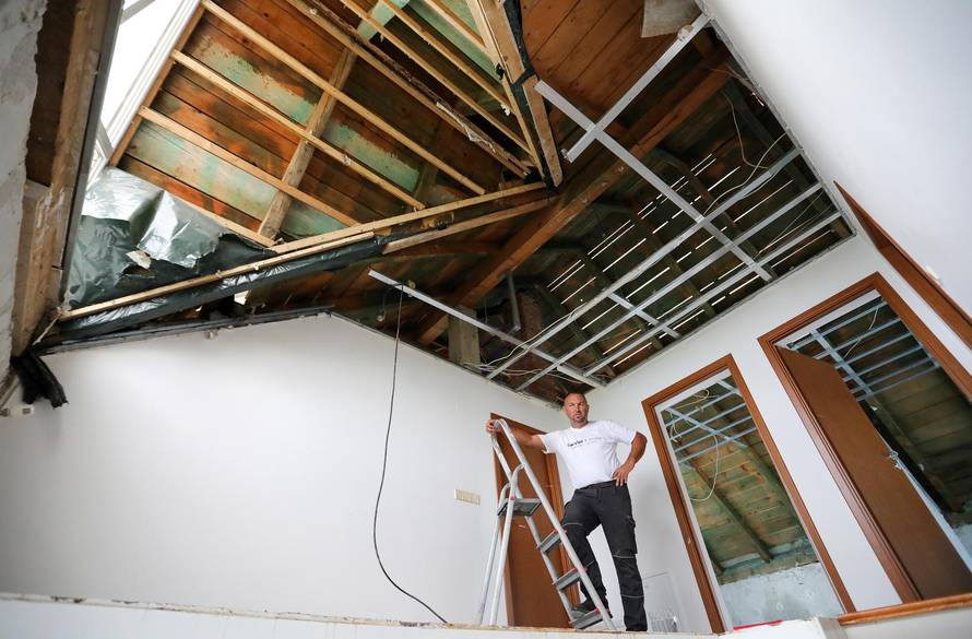 Reportaža o šteti nakon nevremena u Vukovarskoj županiji 