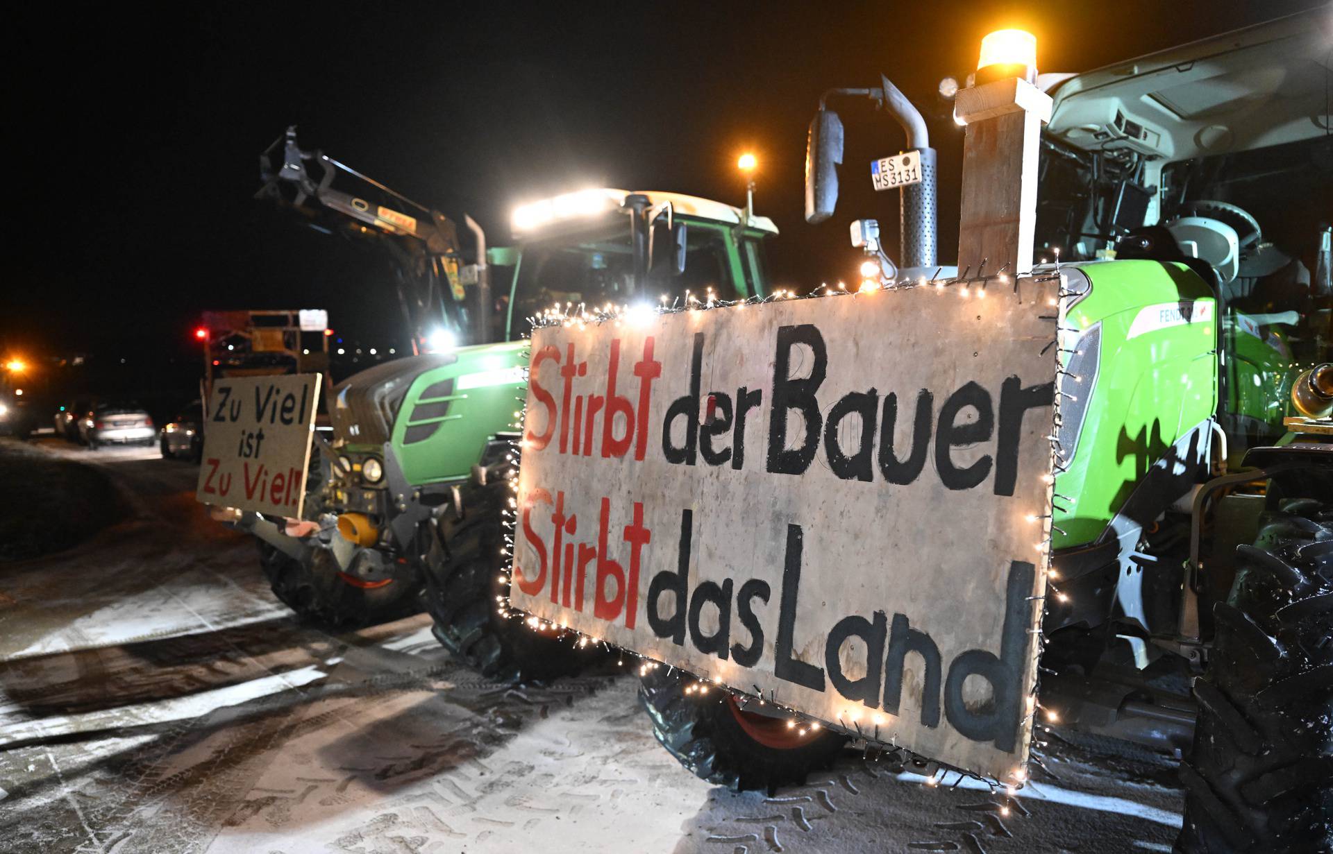 Farmer protests - Neuhausen