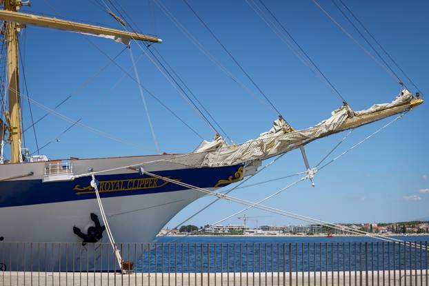 Zadar: Jedrenjak Royal Clipper na Pozdravu suncu