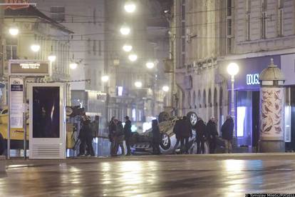 Zagreb: Snimanje akcijskih scena za film Canary Black na Trgu bana Josipa Jelačića, Kate zamjenila dublerica 