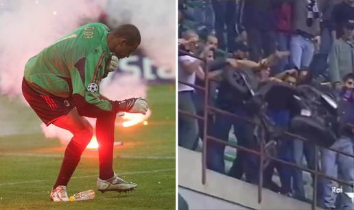 VIDEO Ikonu su opekli bakljom, bacali skuter pa i ubili navija&ccaron;a. Ovo je derby della Madonnina