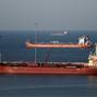 FILE PHOTO: Luojiashan tanker sits anchored in Muscat, as Iran vows to close the Strait of Hormuz, in Muscat