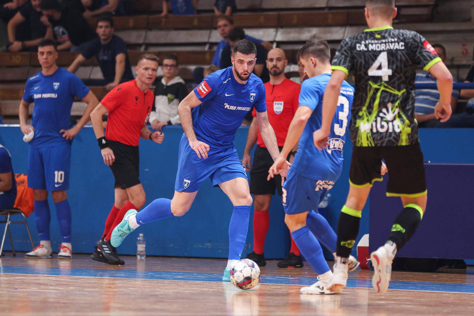 Zagreb: Hrvatski malonogometni superkup 2024., polufinale, MNK Futsal Dinamo - MNK Stanoinvest Futsal Pula