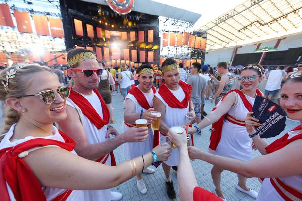 Split: Posjetitelji uživaju u petom izdanju Ultra Europe Festivala na stadionu Poljud