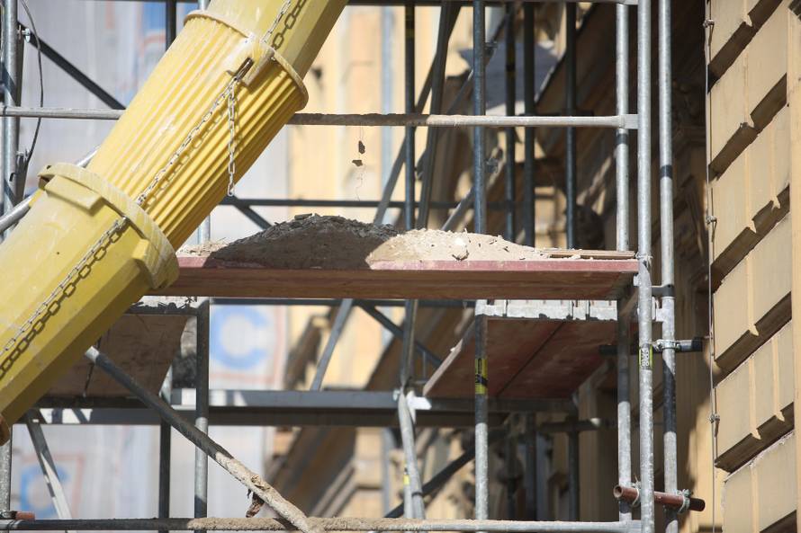 Zagreb: Dio zgrade urušio se tijekom radova, jedna osoba ozlijeđena