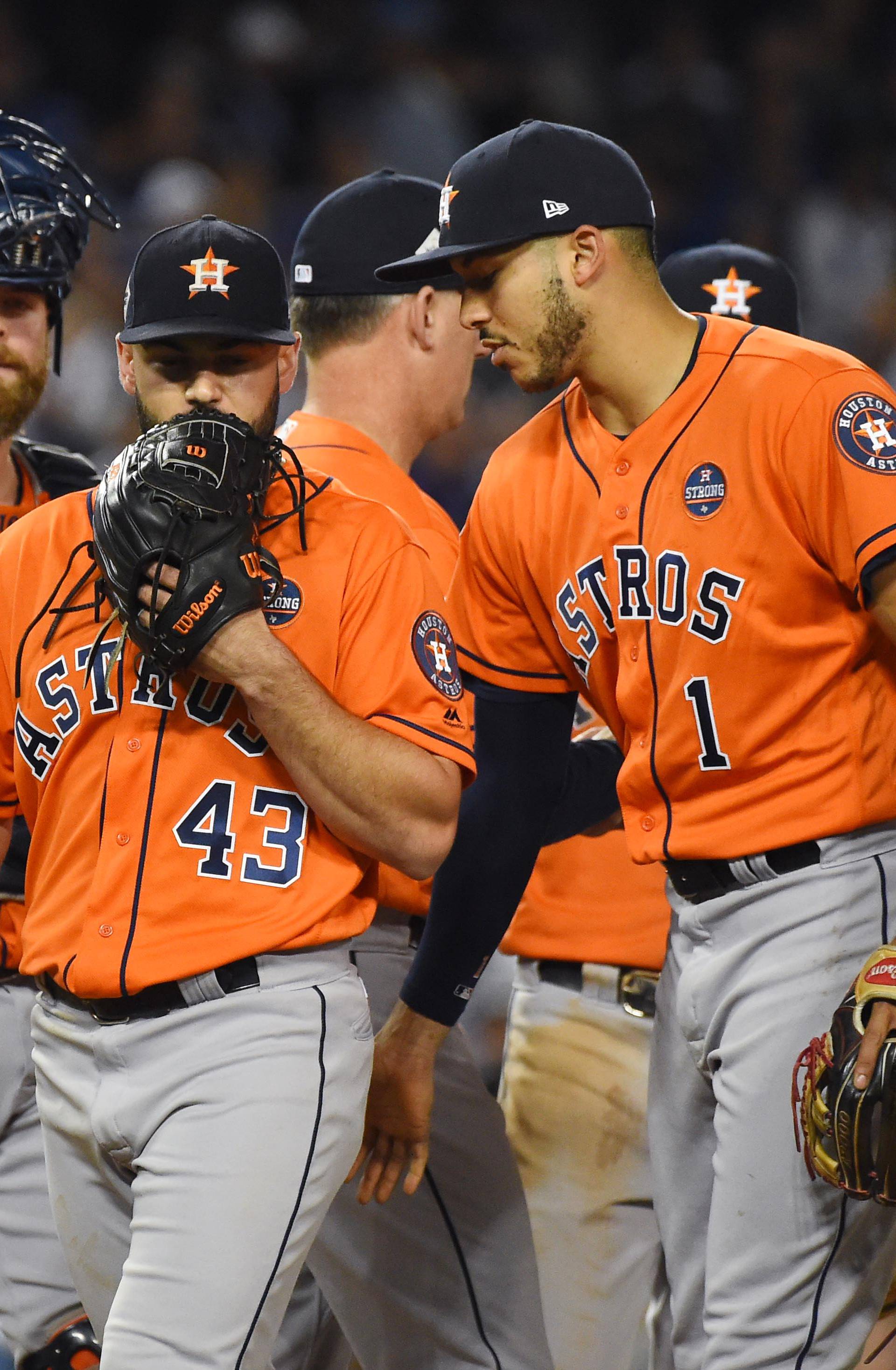 MLB: World Series-Houston Astros at Los Angeles Dodgers