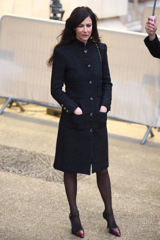 Guests at Chanel Haute Couture Spring/Summer 2026 show in Paris