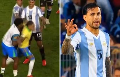 VIDEO Zamalo kaos: Argentinci provocirali Brazilce, a bijesni Raphinha sam krenuo na trojicu