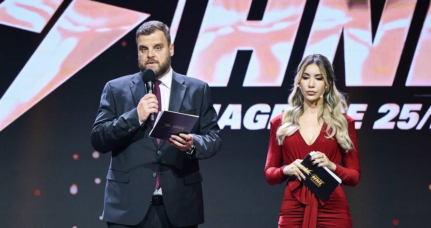 Zagreb: Ceremonija  dodjele  nagrade SuperSport Hrvatske nogometne lige