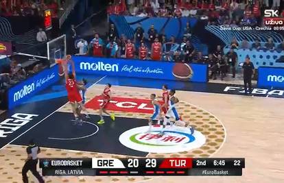 VIDEO Pogledajte zakucavanje 'Baby Jokića' preko suparnika!