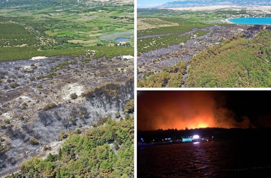 Gorjelo je cijelu noć: Pogledajte kako Zrće izgleda nakon požara