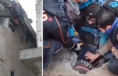 UZNEMIRUJUĆE Snimka iz Turske: Dijete visi naglavačke sa ruševine zgrade, viče upomoć