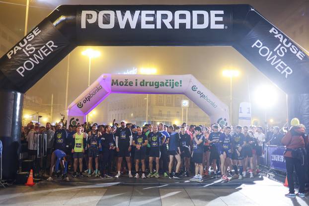 Održan 14. Zagrebački noćni cener na kojem je sudjelovalo oko 3000 trkača