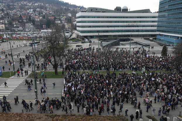 Novi prosvjed na ulicama Sarajeva nakon teške tramvajske nesreće