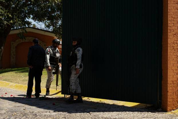 Mourners attend funeral for body believed to be ‘El Mencho’, in Zapopan