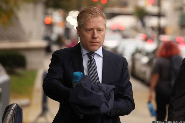 Actor Anthony Rapp arrives at the Manhattan Federal Court for his civil sex abuse case trial against Kevin Spacey in New York