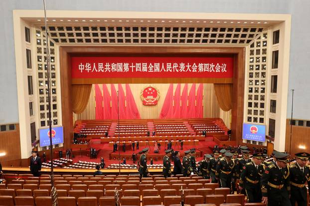 China's NPC opening session at the Great Hall of the People, in Beijing
