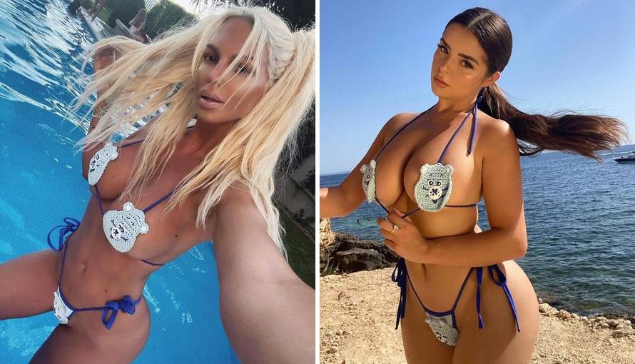 Što veće grudi, to manji badić: Karleuša i Rose u istom bikiniju