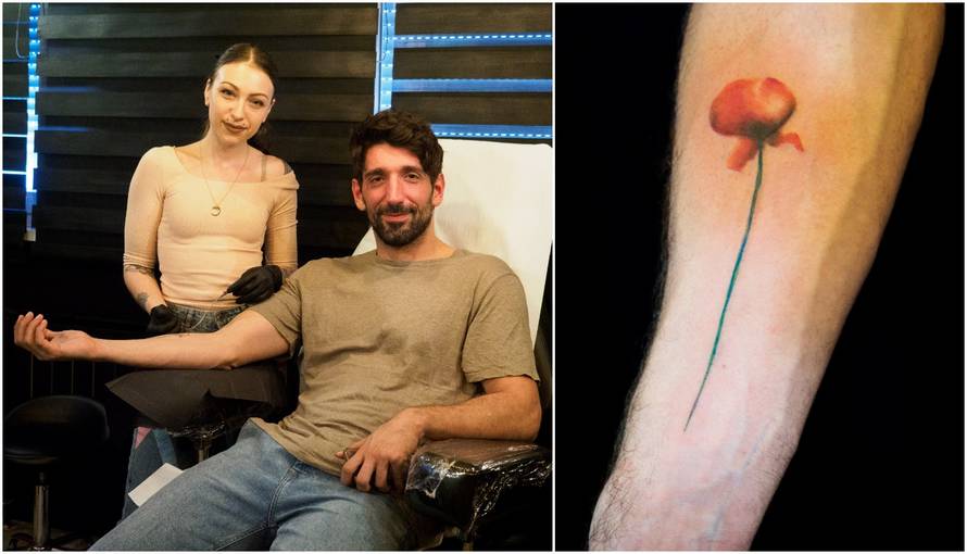 Simbolizira ljubav: Sobin zbog uloge tetovirao mak na ruku...