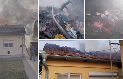 VIDEO Buktinja zahvatila kuću obitelji u Osijeku: 'Uzeli smo dijete i istrčali, sve smo izgubili'
