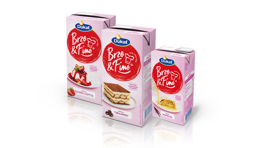 Inovacija iz Dukata: Brzo & Fino gotove desertne kreme