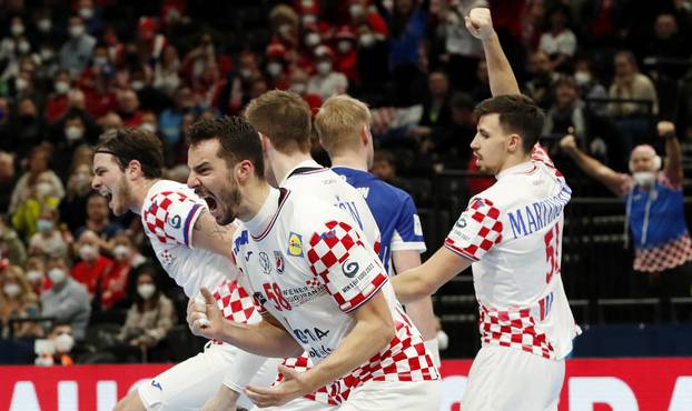 EHF 2022 Men's European Handball Championship - Main Round - Iceland v Croatia