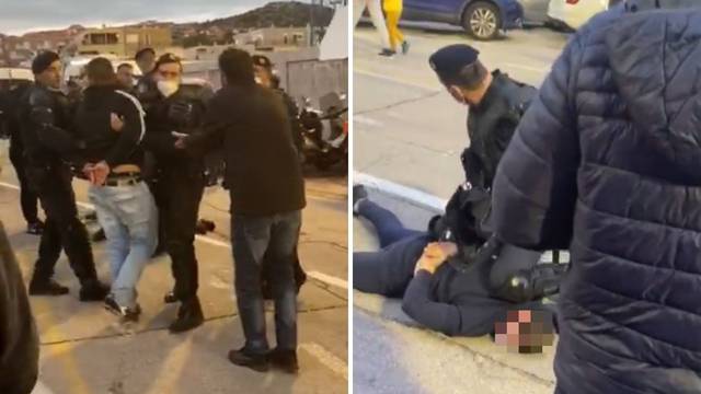 VIDEO Frka u Šibeniku, policija privela nekolicinu nakon meča