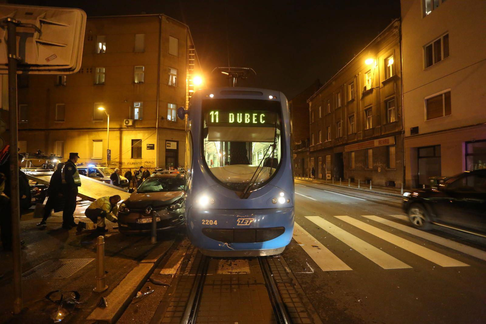 Zagreb: Sudar automobila i tramvaja na raskriÅ¾ju Ilice  iGrahorove ulice