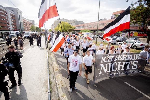 Demonstrations on the 31st anniversary of Rudolf Hess