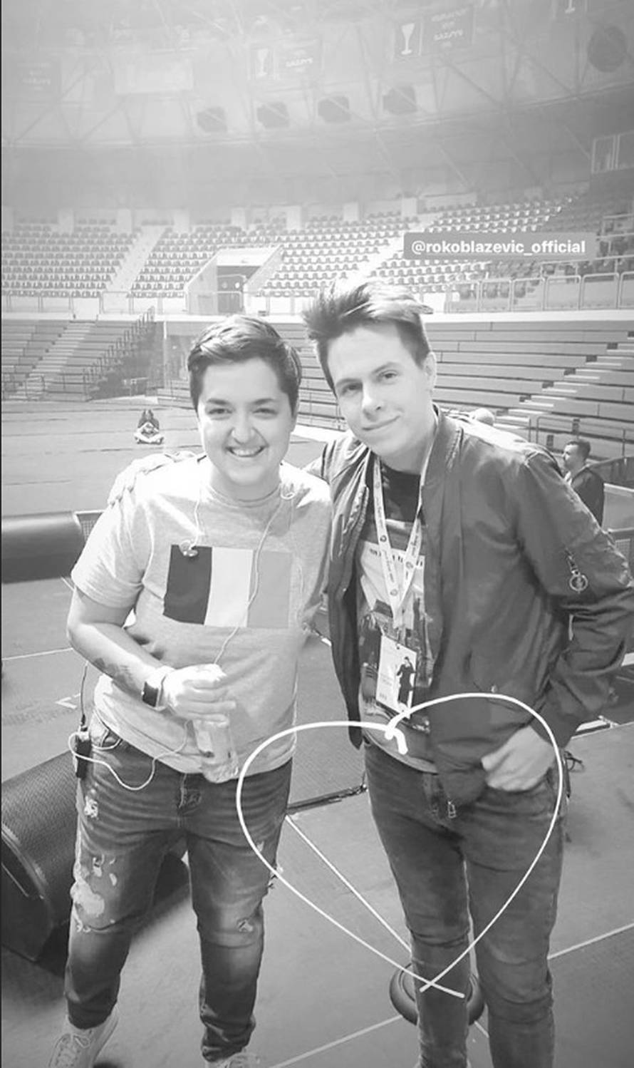 Roko Blažević je na Marijinom koncertu pjevao pjesmu 'Heroj'