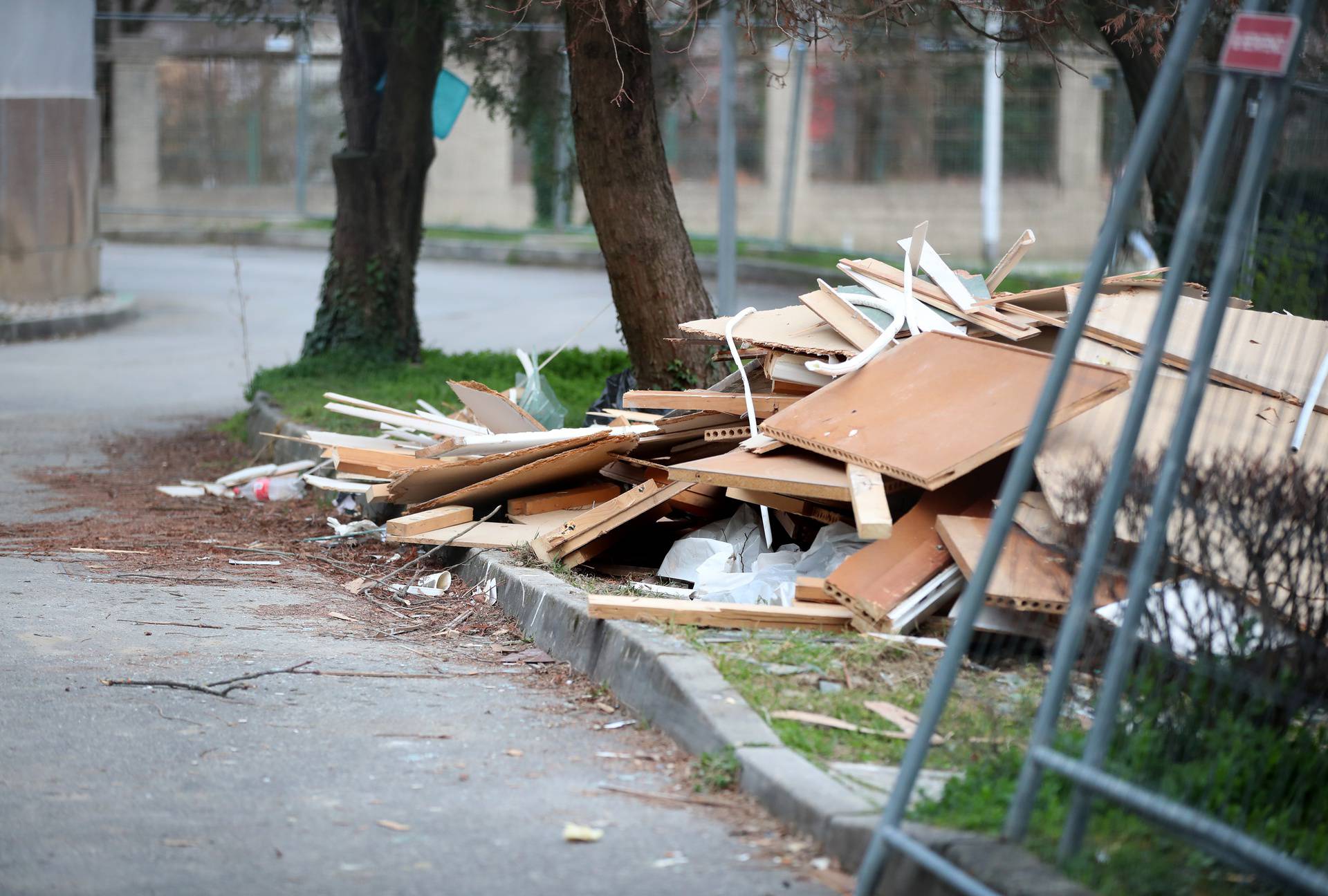 Zagreb: Zgrada Medicinskog fakulteta na Šalati gdje su u tijeku radovi