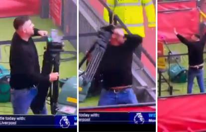 VIDEO Navijači Uniteda iščupali i bacali kamere, bakljom gađali legendu engleskog nogometa