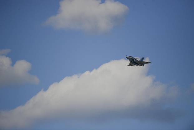 Zagreb: Generalna proba svečanog vojnog mimohoda - zračne snage 