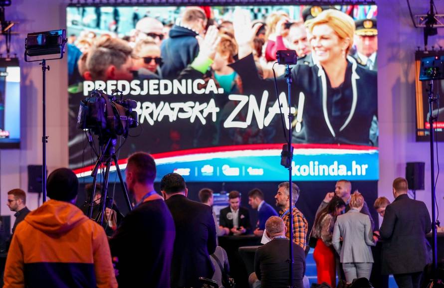 Zagreb: Izborni stožer Kolinde Grabar-Kitarović