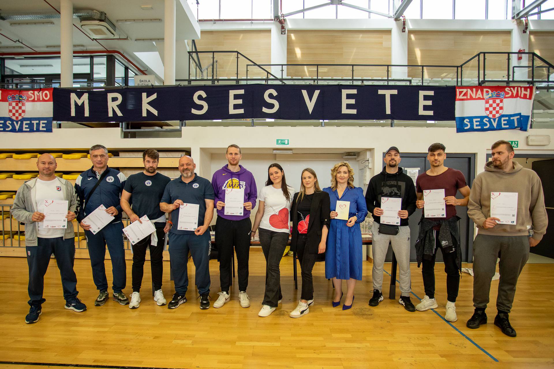 Mladi rukometaši MRK Sesvete i njihovi treneri prošli edukaciju „Oživi me“