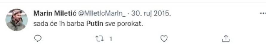 Mostov Miletić koji bi 'čistio' Hrvatsku ovako je pisao 2015.: 'Rokaj barba Putin, samo rokaj'