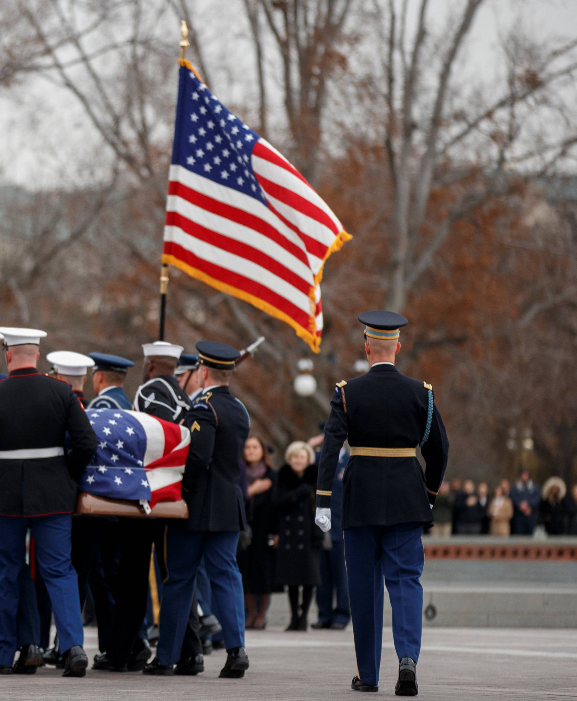 Funeral service for the former U.S. President George H.W. Bush in Washington