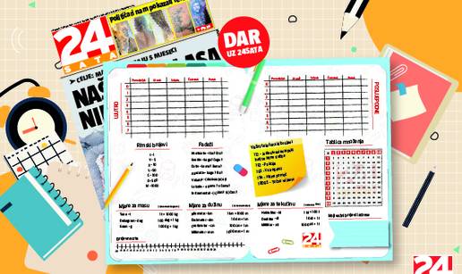 Ove srijede super dar za sve &ccaron;itatelje 24sata: Edukativni poster za &scaron;kolarce