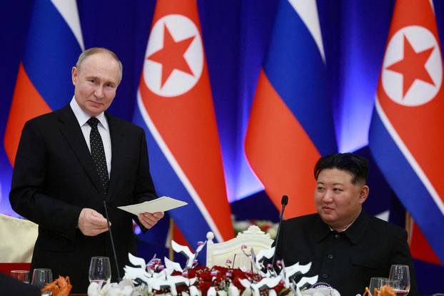 FILE PHOTO: President Putin visits North Korea