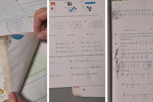 'Kći je dobila ispisan radni udžbenik, učiteljica je rekla neka pobriše napisano...'