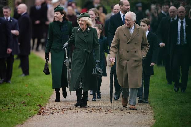 Royals attends Christmas Day Church service