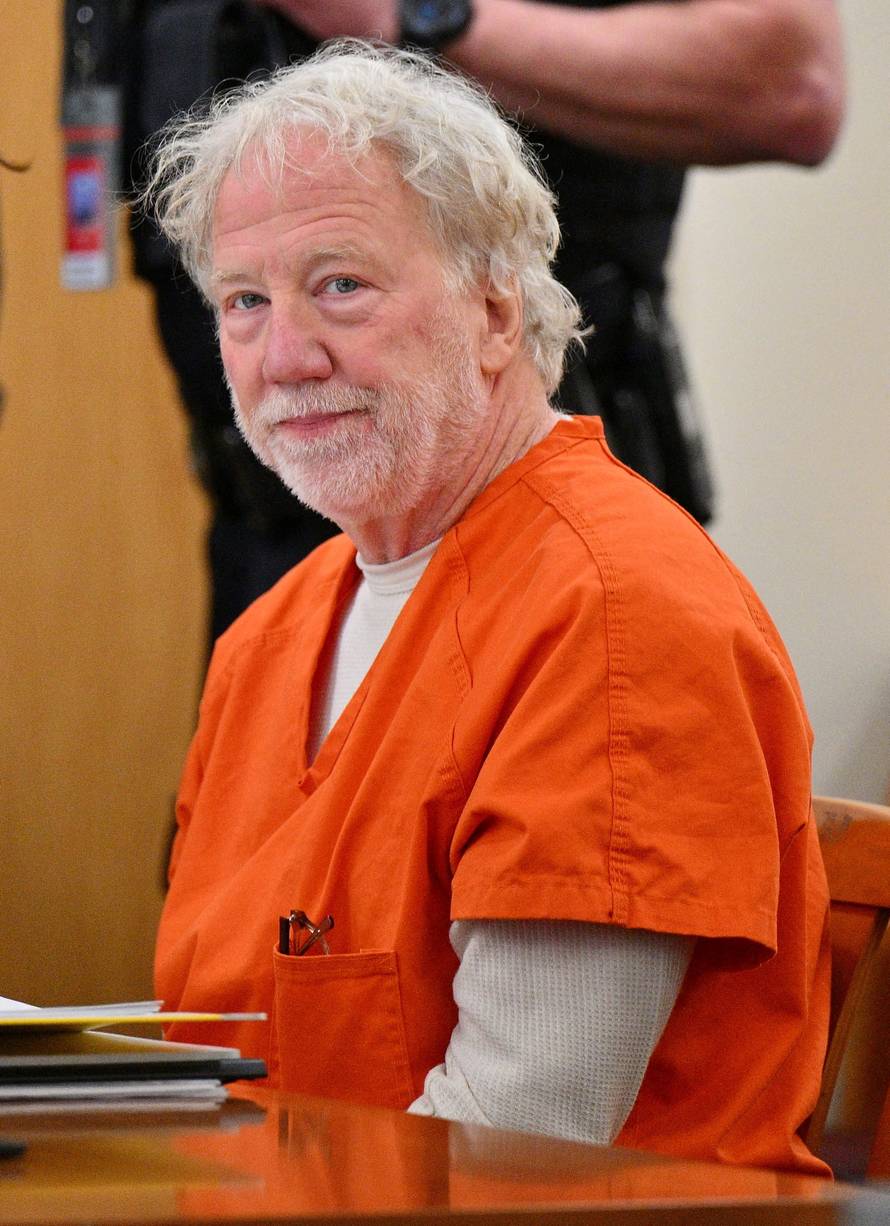 FILE PHOTO: Director and actor Timothy Busfield looks on during a hearing in Albuquerque